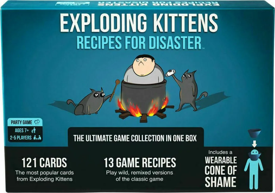 20210928103521_exploding_kittens_recipes_for_disaster.jpeg Επιτραπέζιο Παιχνίδι Recipes for Disaster για 2-5 Παίκτες 7+ Ετών LONS-202103-4 (EN) Exploding Kittens - Image 1
