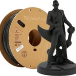 Polymaker PolyTerra PLA 3D Printer Filament 1.75mm Charcoal Black 1kg PM70820 1τμχ (Spool)