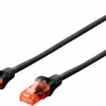 Digitus U/UTP Cat.6 (Gigabit) Καλώδιο Δικτύου Ethernet 1m Μαύρο DK-1612-010/BL