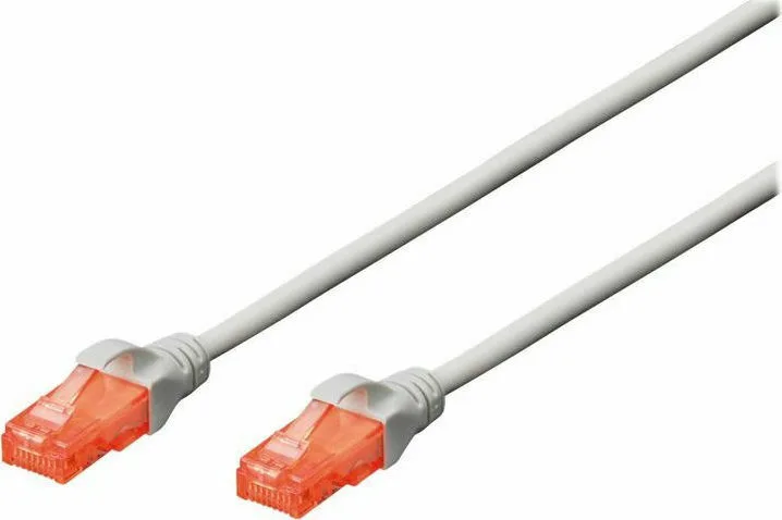 Digitus U/UTP Cat.6 (Gigabit) Καλώδιο Δικτύου Ethernet 10m Γκρι DK-1612-100 - Image 1