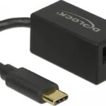 DeLock 66043 Αντάπτορας Δικτύου USB-C με Ενσύρματη Σύνδεση Gigabit Ethernet