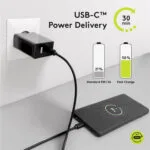 Goobay USB 3.2 Cable USB-C male - USB-C 100W PD Μαύρο 1m 49254