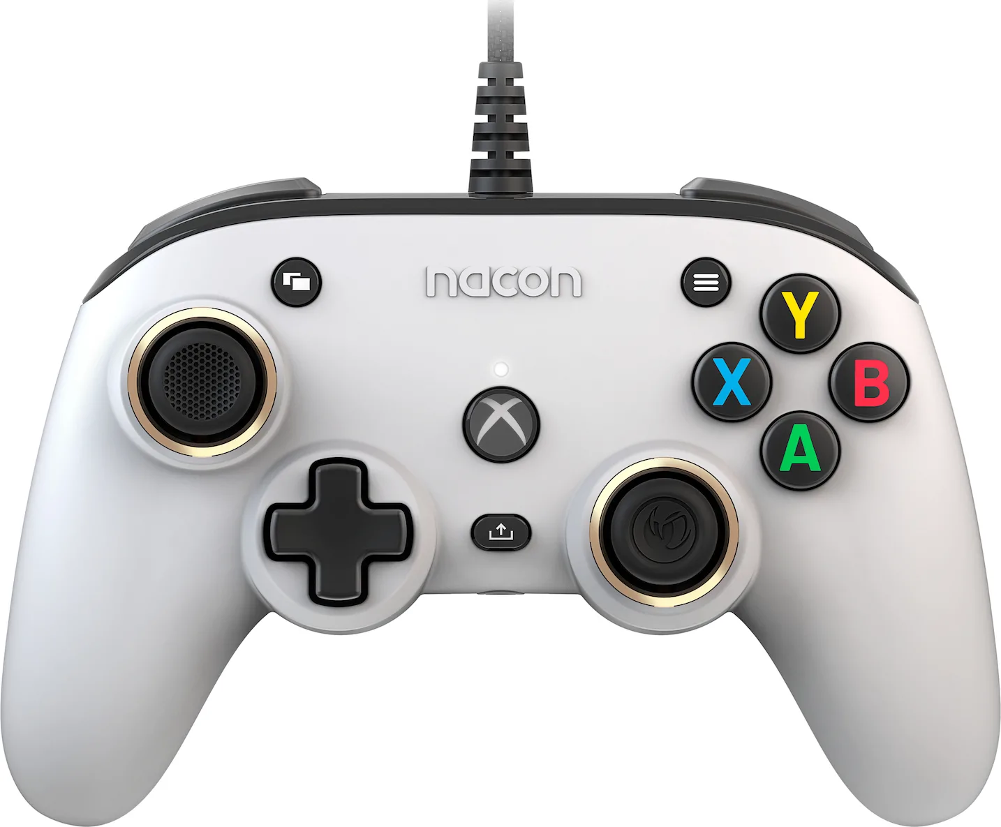20211012165851_nacon_pro_compact_ensyrmato_gamepad_gia_pc_xbox_one_xbox_series_white.jpeg Nacon Pro Compact Ενσύρματο Gamepad για PC / Xbox One / Xbox Series White - Image 1