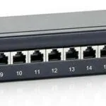 Equip Patch Panel για Rack 1U 19" 24 Θυρών cat6 Μαύρο 326424