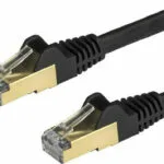 StarTech U/UTP Cat.6a (Gigabit) Καλώδιο Δικτύου Ethernet 2m Μαύρο 6ASPAT2MBK