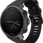 Polar Grit X Pro Αδιάβροχο Smartwatch με Παλμογράφο (Black)