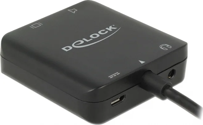 20211018085157_5302b4e3.jpeg DeLock Μετατροπέας HDMI male σε 3.5mm / HDMI / Toslink female (63276) - Image 1
