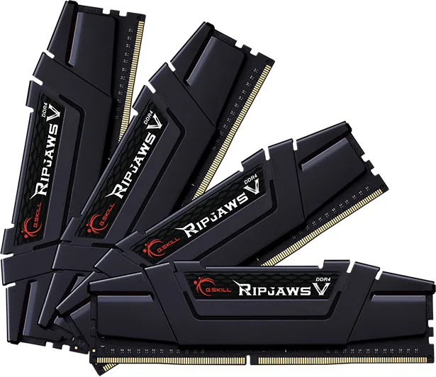 G.Skill Ripjaws V DDR4 128GB RAM με 4x32GB Modules και Ταχύτητα 2666 για Desktop F4-2666C19Q-128GVK - Image 1
