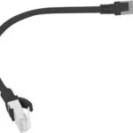 Lanberg U/UTP Cat.5e (Gigabit) Καλώδιο Δικτύου Ethernet 0.25m Μαύρο PCU5-10CC-0025-BK