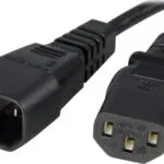 StarTech IEC C14 - IEC C13 Cable 1m Μαύρο PXT1001M