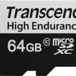 Transcend 350V microSDXC 64GB U1 UHS-I 100MB/s με αντάπτορα