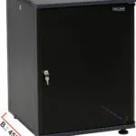Central Basic 1 Επιτοίχια Καμπίνα Rack 12U με Γυάλινη Πόρτα 54x45x58cm Μαύρο 7000 3 450 12/C