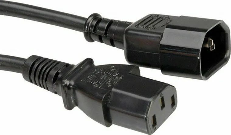 Roline IEC C14 - IEC C13 Cable 3m Μαύρο 19.08.1530 - Image 1