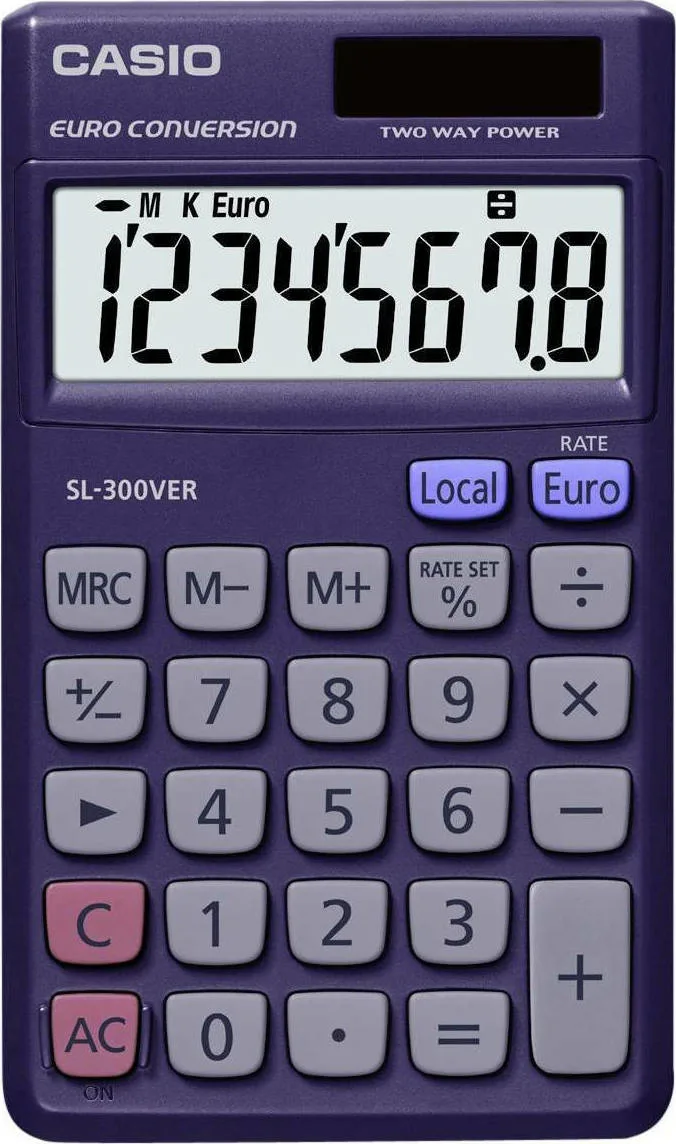 20211022121507_casio_arithmomichani_apli_tsepis_sl_300ver_8_psifion_se_mov_chroma.jpeg Casio SL-300VER Αριθμομηχανή Τσέπης 8 Ψηφίων σε Μωβ Χρώμα SL-300VER - Image 1