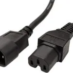 Roline IEC C14 - IEC C15 Cable 3m Μαύρο 19.99.1123