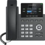 Grandstream GRP2612P Ενσύρματο Τηλέφωνο IP 2 γραμμών Μαύρο