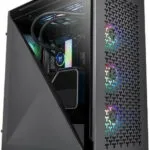 Thermaltake Divider 500 TG Air Chassis Gaming Midi Tower Κουτί Υπολογιστή με Πλαϊνό Παράθυρο και RGB Φωτισμό Μαύρο