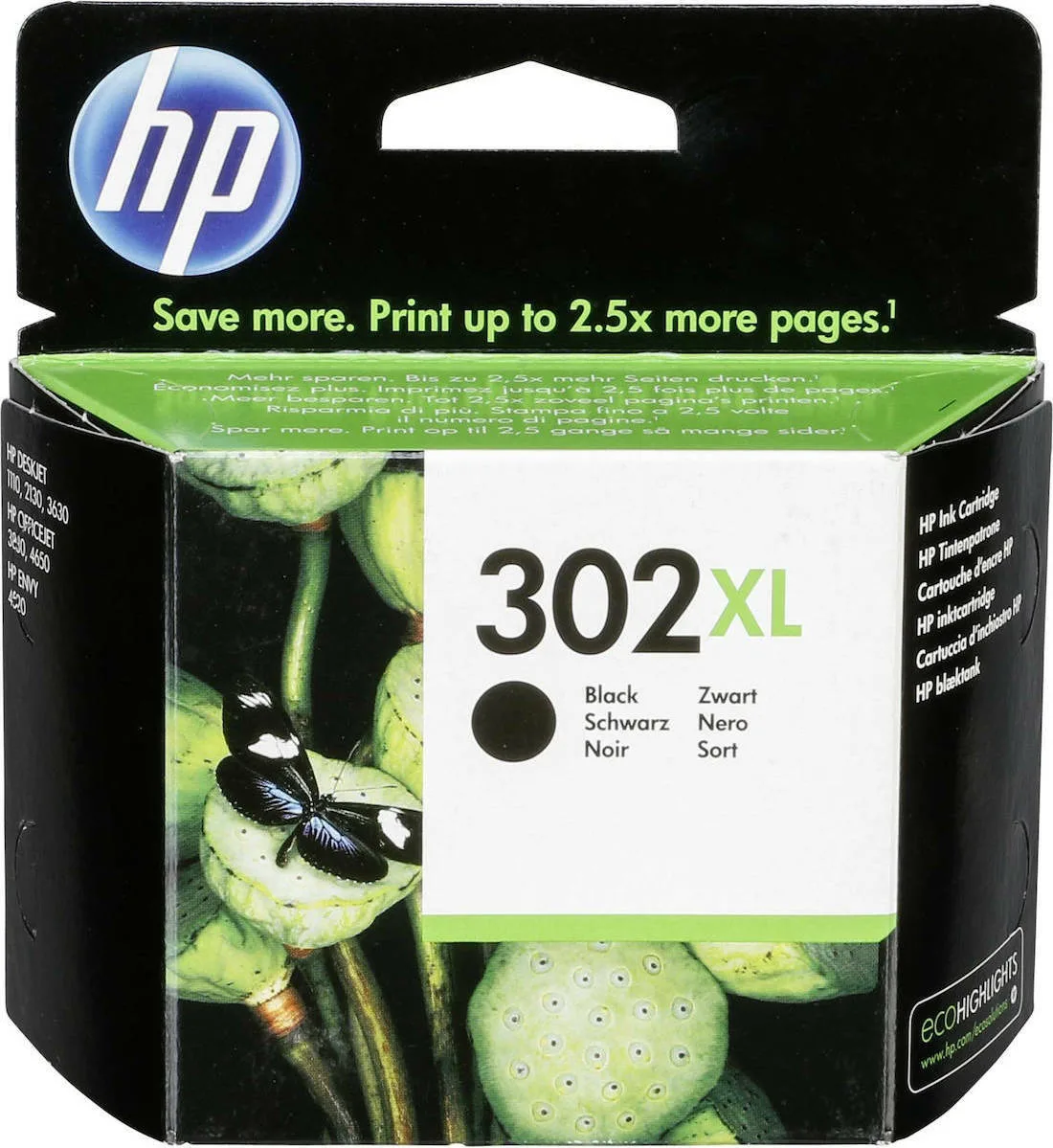 20211102143008_hp_302xl_black_high_yield_f6u68ae.jpeg HP 302XL Γνήσιο Μελάνι Εκτυπωτή InkJet Μαύρο (F6U68AE) - Image 1