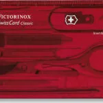 Victorinox Classic Swisscard Κάρτα Πολυεργαλείο Κόκκινη σε Θήκη 0.7100.T