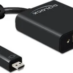 DeLock Μετατροπέας micro HDMI male σε VGA female (65558)