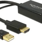DeLock Μετατροπέας USB-A / HDMI male σε DisplayPort female (62667)