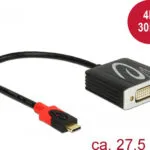 DeLock Μετατροπέας USB-C male σε DVI-I female 1τμχ 61213