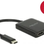 DeLock USB Type-C Splitter DP Alt Mode to 2x Μετατροπέας USB-C male σε HDMI 2x female