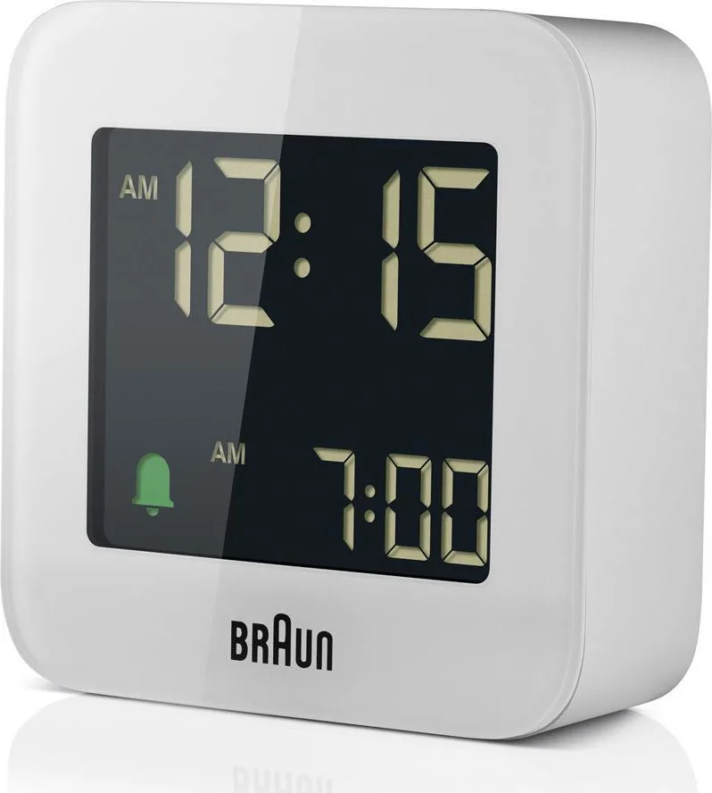 Braun BC08W-DCF Επιτραπέζιο Ψηφιακό Ρολόι με Ξυπνητήρι Λευκό 67016 - Image 1