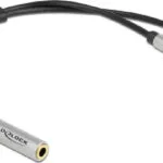 DeLock Μετατροπέας 3.5mm female σε 3.5mm male 1τμχ 66740