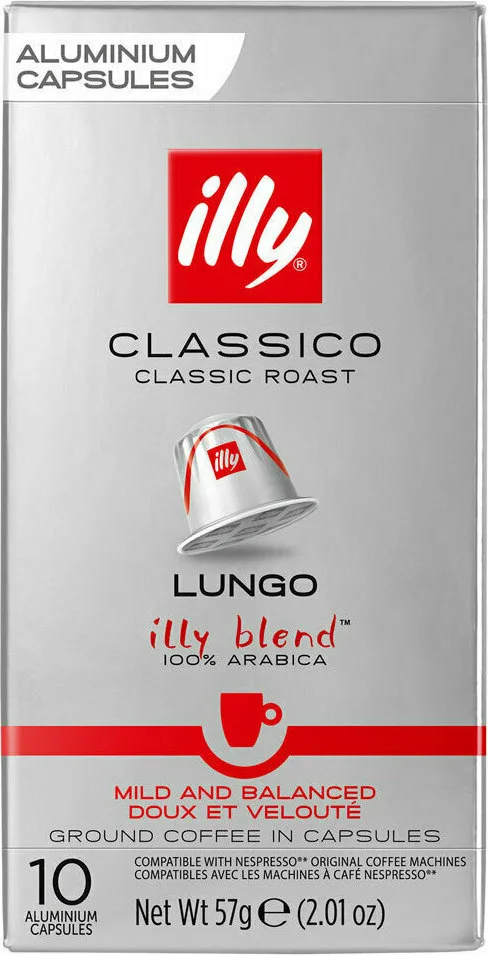 20211103164134_illy_kapsoules_espresso_classico_lungo_symvates_me_michani_nespresso_10caps.jpeg Illy Κάψουλες Espresso Classico Lungo Συμβατές με Μηχανή Nespresso 10caps - Image 1