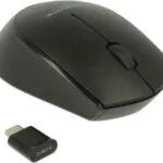 DeLock Mini USB Ασύρματο Mini Ποντίκι Μαύρο
