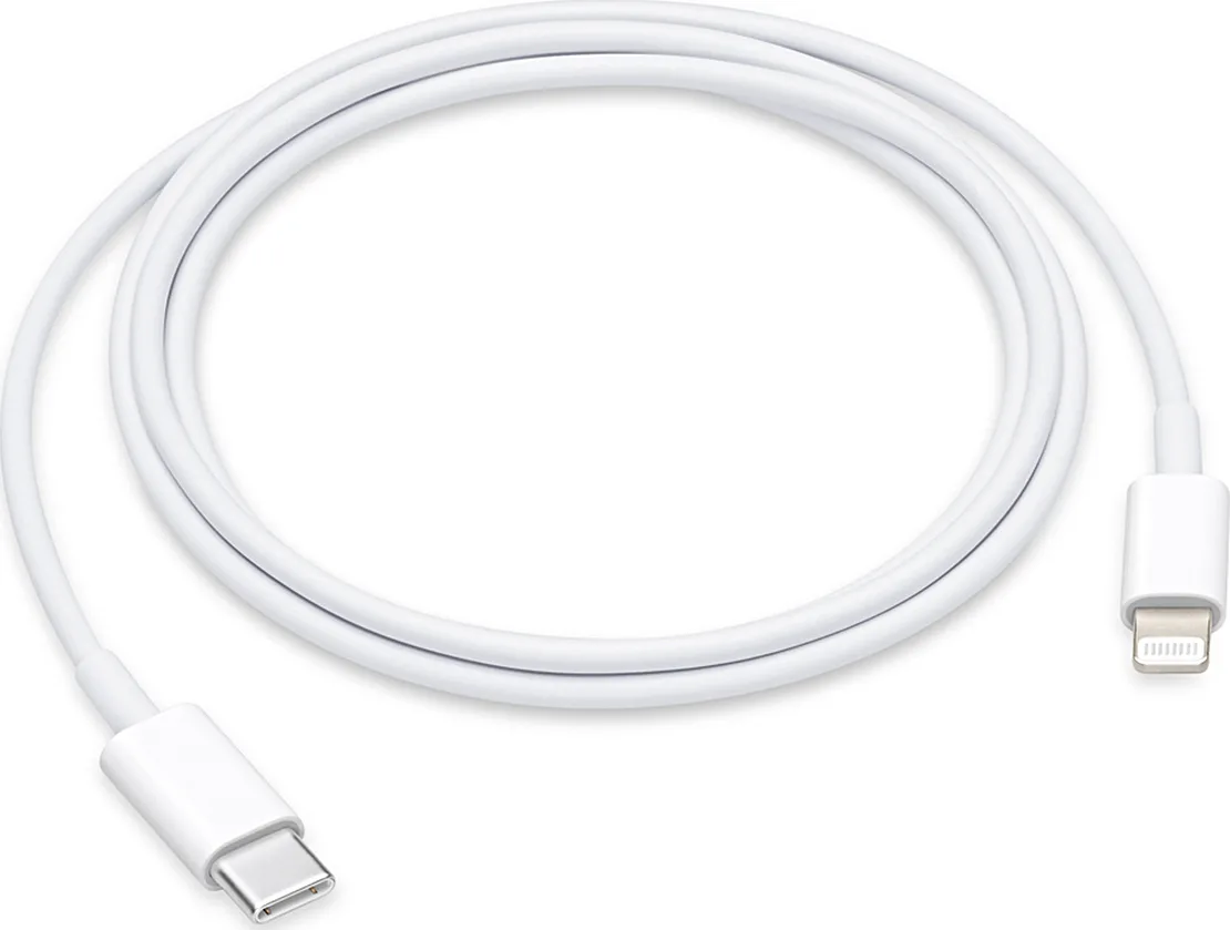 Apple USB-C to Lightning Cable Λευκό 1m (MX0K2ZM/A) - Image 1