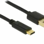 DeLock 83600 USB 2.0 Cable USB-C male - USB-A Μαύρο 1m 83600