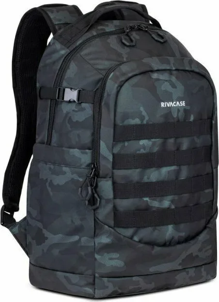 Rivacase Sherwood 7631 Αδιάβροχη Τσάντα Πλάτης για Laptop 15.6" Navy Camo - Image 1