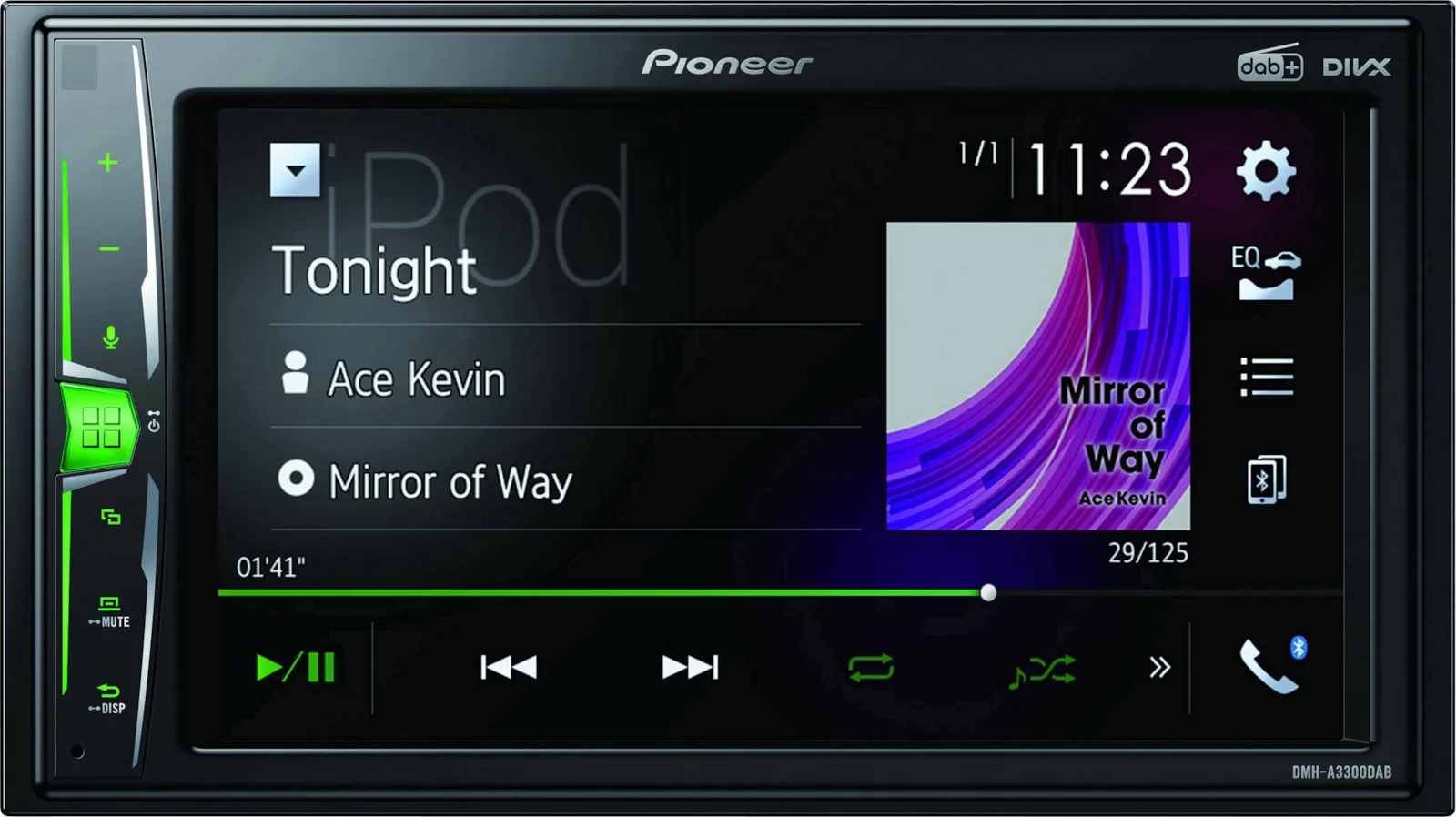 20211109154313_pioneer_dmh_a3300dab_ichosystima_aytokinitou_universal_2din_bluetooth_usb_aux_me_othoni_afis_6_2.jpeg Pioneer Ηχοσύστημα Αυτοκινήτου 2DIN (Bluetooth/USB/AUX) με Οθόνη Αφής 6.2" DMH-A3300DAB - Image 1