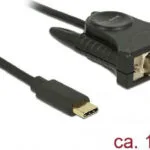 DeLock Καλώδιο USB-C σε RS232 9-pin male 1.8m