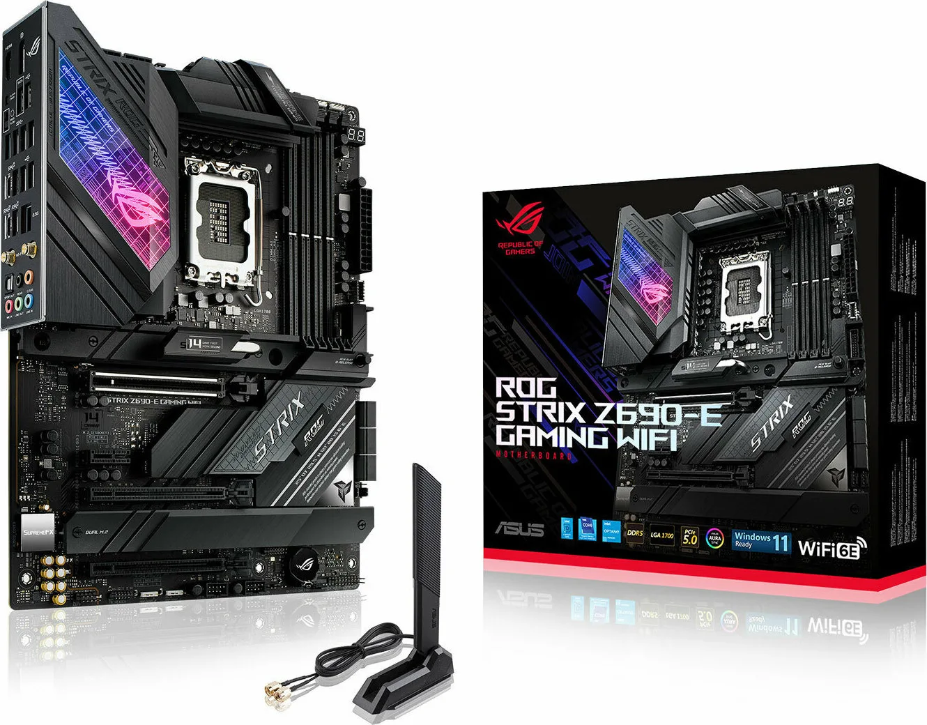 20211112124156_asus_rog_strix_z690_e_gaming_wifi_motherboard_atx_me_intel_1700_socket.jpeg Asus Rog Strix Z690-E Gaming WiFi Motherboard ATX με Intel 1700 Socket 90MB18J0-M0EAY0 - Image 1