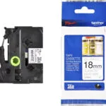 Brother TZE-N241 Ταινία Ετικετογράφου 8m x 18mm σε Λευκό Χρώμα TZE-N241