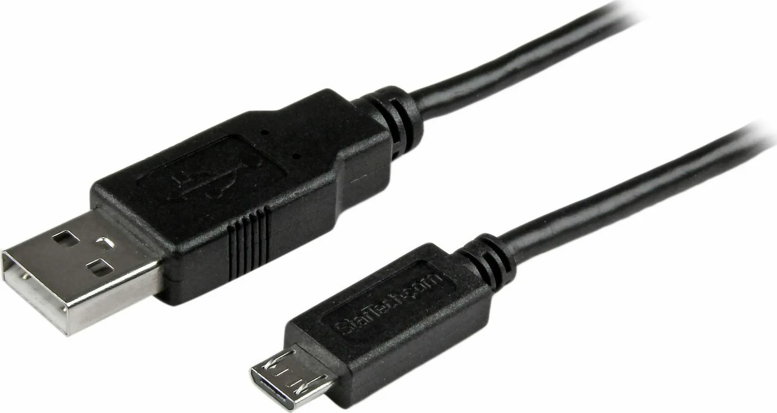 StarTech Regular USB 2.0 to micro USB Cable Μαύρο 2m (USBAUB2MBK) - Image 1
