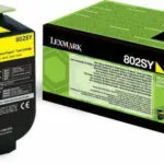 Lexmark 802S Γνήσιο Toner Laser Εκτυπωτή Κίτρινο Return Program 2000 Σελίδων 80C2SY0