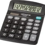 Genie 225 BD Αριθμομηχανή 12 Ψηφίων σε Μαύρο Χρώμα 12634