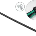 DeLock Δεματικά Καλωδίων Πλαστικά 380mmx7.6mm σε Μαύρο χρώμα (50τμχ) (19228)