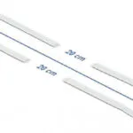 DeLock Δεματικά Καλωδίων Πλαστικά 200mmx4.8mm σε Λευκό χρώμα (10τμχ) (18945)