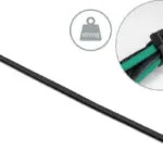 DeLock Δεματικά Καλωδίων Πλαστικά 200mmx4.8mm σε Μαύρο χρώμα (100τμχ) (19559)