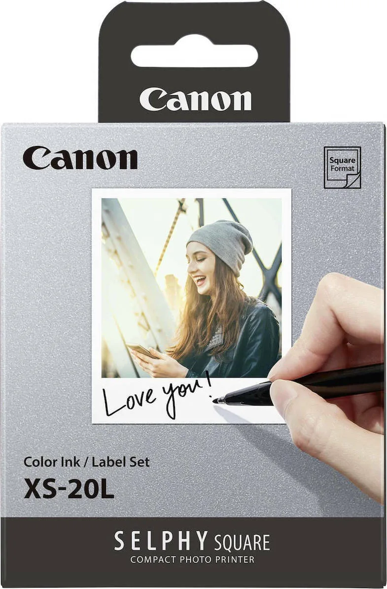 20211124162254_canon_xs_20l_selphy_square_7_2x8_5_20_fylla.jpeg Canon XS-20L Φωτογραφικό Χαρτί Selphy Square 7.2x8.5 για Εκτυπωτές Inkjet 20 Φύλλα (4119C002) - Image 1