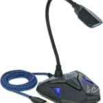 DeLock 66330 Μικρόφωνο Επιτραπέζιο σε Μπλε Χρώμα