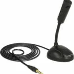 DeLock 65872 Πυκνωτικό Μικρόφωνο 3.5mm Gooseneck για Κινητό