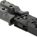 DeLock Πρέσα Ακροδεκτών Δικτύου RJ12, RJ11, RJ45, RJ10 με Απογυμνωτή (Μήκος 180mm) 90511