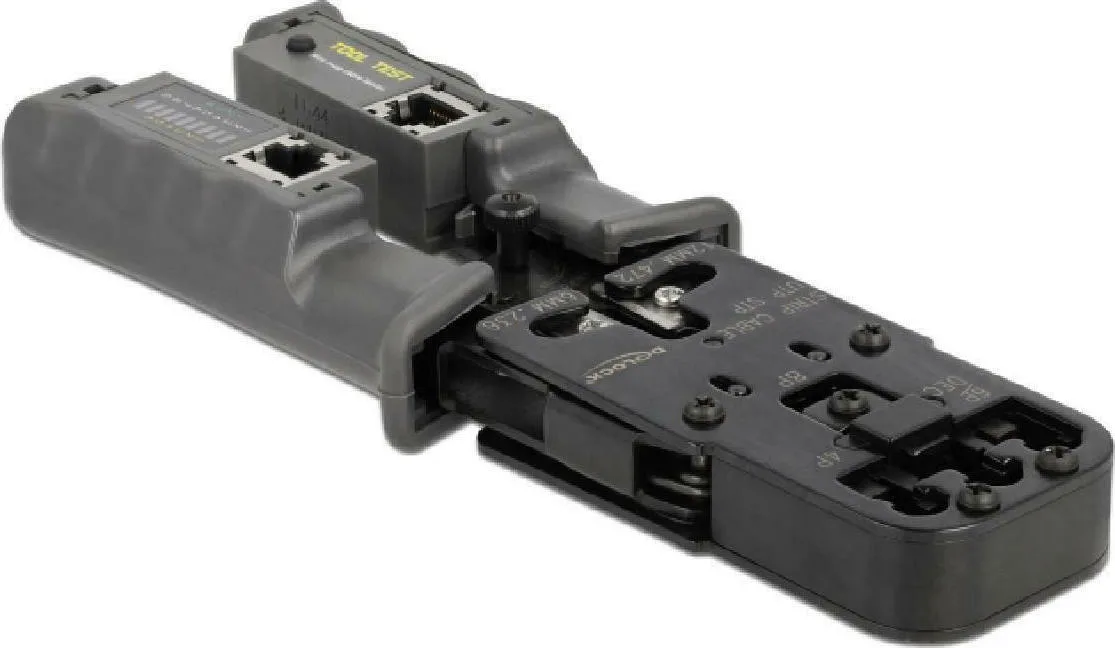 DeLock Πρέσα Ακροδεκτών Δικτύου RJ12, RJ11, RJ45, RJ10 με Απογυμνωτή (Μήκος 180mm) 90511 - Image 1