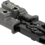 DeLock Πρέσα Ακροδεκτών Δικτύου RJ12, RJ11, RJ45, RJ10 με Απογυμνωτή (Μήκος 180mm) 90510